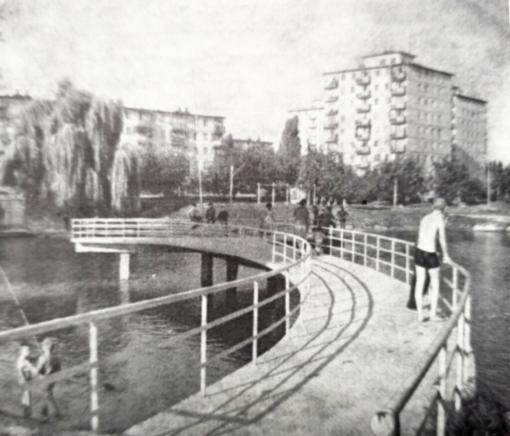 озеро в саду 1970 ые